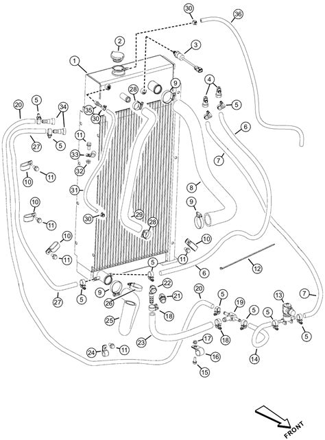 radiator hose gehl skid steer|gehl oil cooler parts.